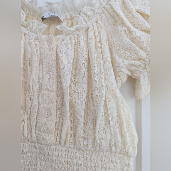 Esmee Cream Dress Size Small - Picture 3 of 6